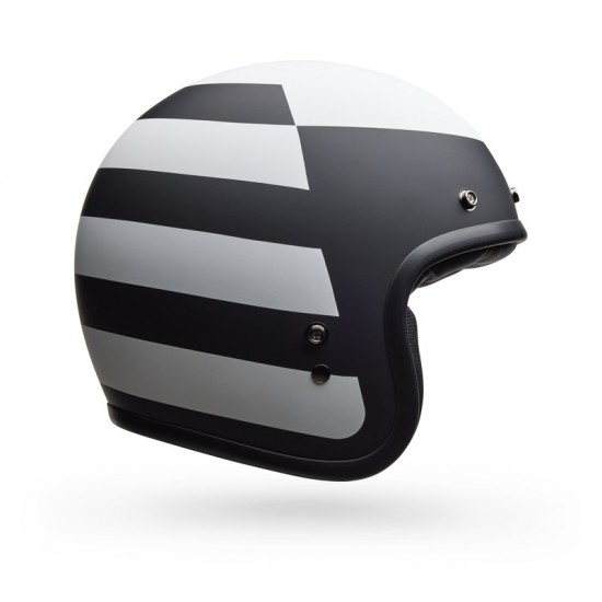 Capacete Bell Custom 500 Parlor Matte Black / White