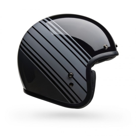 Capacete Bell Custom 500 Edge Gloss Metallic Black / Gray Capacete Bell Custom 500 Edge Gloss Metallic Black / Gray