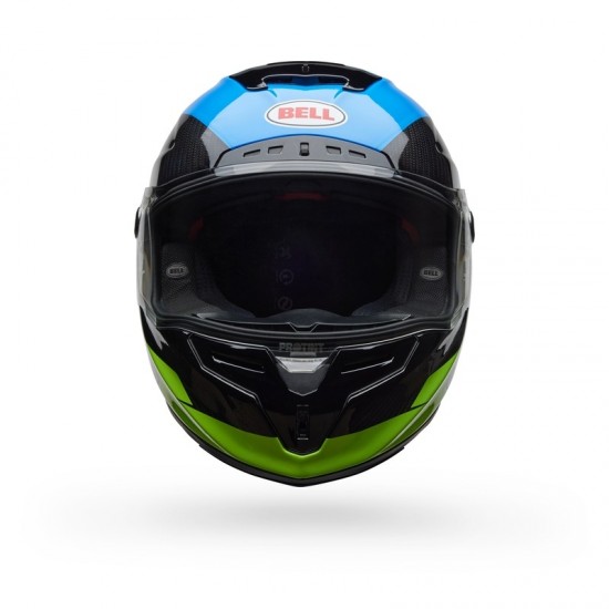 Capacete Bell Race Star DLX Flex Corsa Blue / Flo Capacete Bell Race Star DLX Flex Corsa Blue / Flo