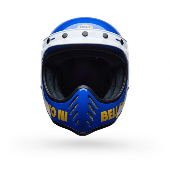 Capacete Bell Moto-3 Classic Gloss Blue Capacete Bell Moto-3 Classic Gloss Blue