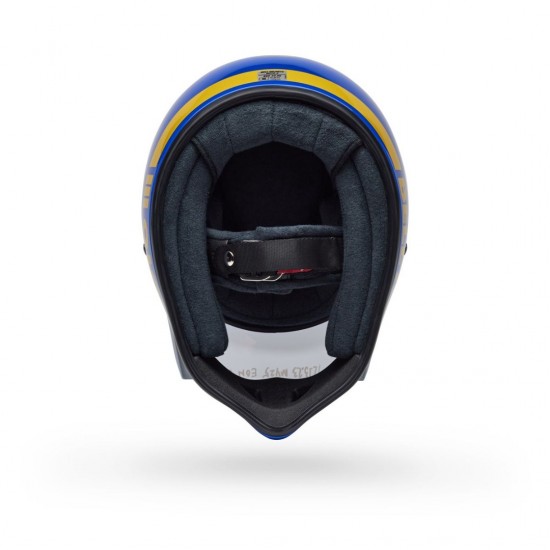 Capacete Bell Moto-3 Classic Gloss Blue Capacete Bell Moto-3 Classic Gloss Blue