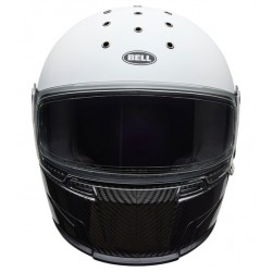 Capacete Bell Eliminator Carbon Diverge Matte / Gloss White / Black