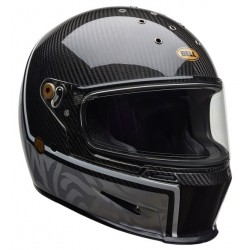 Capacete Bell Eliminator Carbon RSD Journey Satin / Gloss Black / Gray