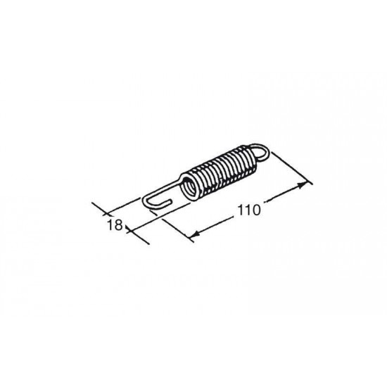 Mola para Descanso Lateral Buzzetti 110mm Mola para Descanso Lateral Buzzetti 110mm