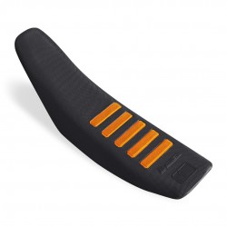 Capa de Banco Biker Universal Vulcanizada Black / Orange