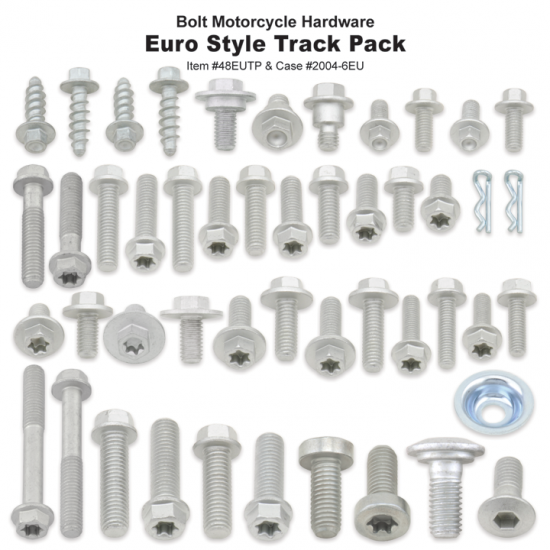 Kit Parafusos Bolt Track Pack Euro Style
