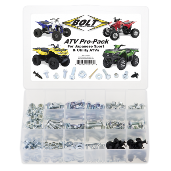 Kit Caixa Parafusos Completo Bolt Atv Japonesas