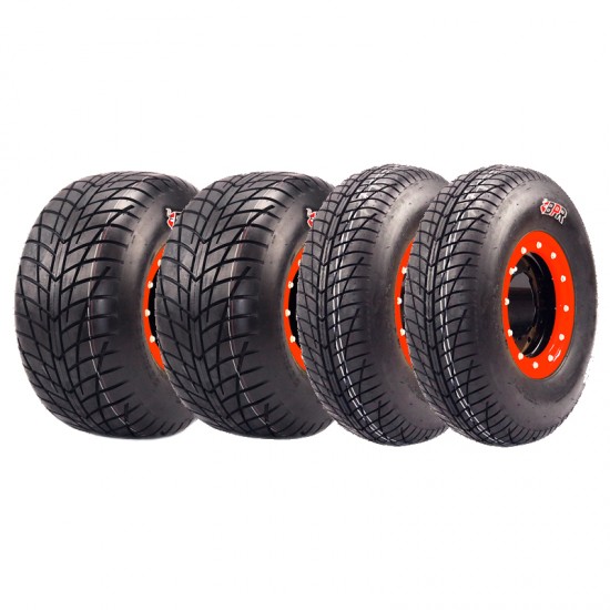 Kit Pneus Quad Estrada BPR 21x7-10 / 20x10-9 Frente e Trás