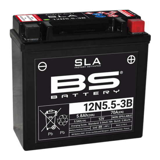 Bateria Bs 12n5.5-3b Sla