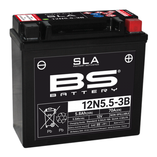 Bateria Bs Battery 12n5.5-3b Sla Bateria Bs Battery 12n5.5-3b Sla