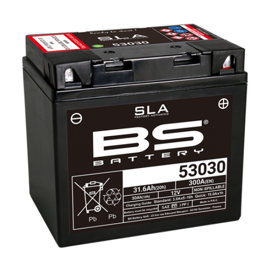 Bateria Bs Battery 53030 Sla