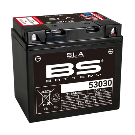 Bateria Bs Battery 53030 Sla Bateria Bs Battery 53030 Sla