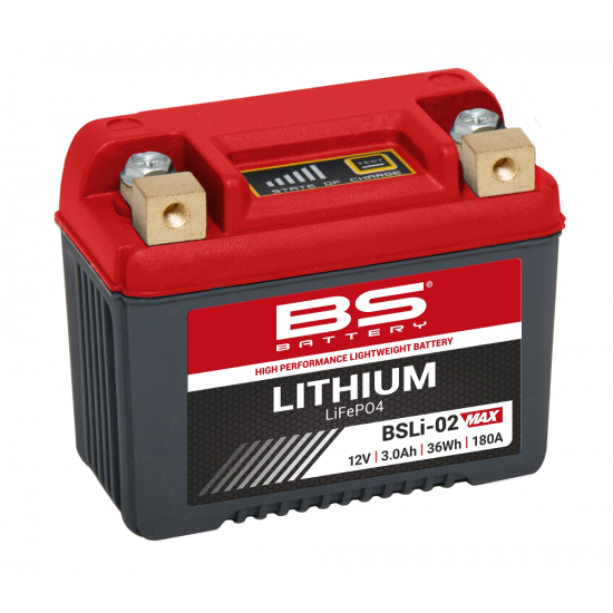Bateria BSBattery BSLi-02 Max Litio Ativadas de Fábrica