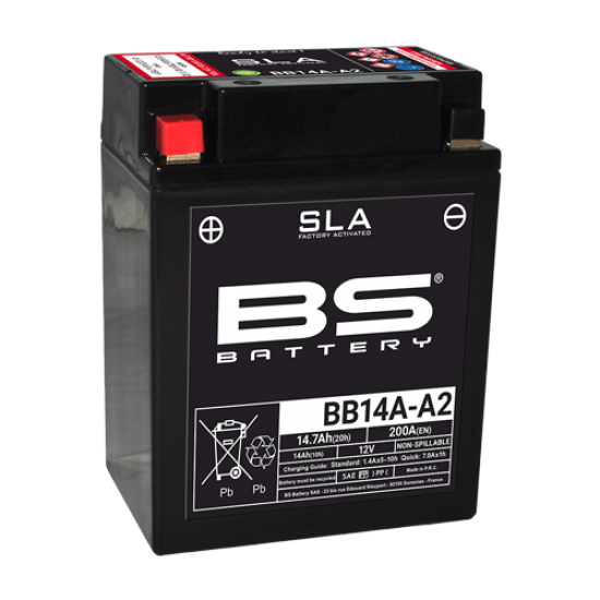 Bateria Bs Battery Bb14a-a2 Sla