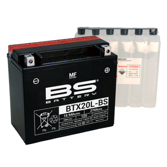 Bateria Bs Battery Btx20l-bs Bateria Bs Battery Btx20l-bs
