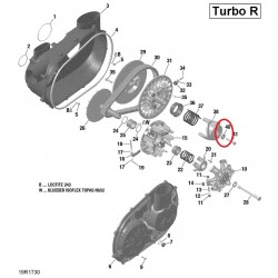 Anilha para Variador Original 420427243 Can Am Maverick X3