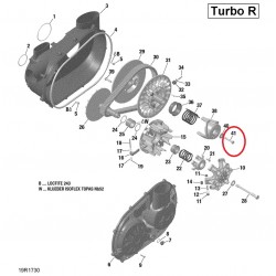 Parafuso para Variador Original 420441990 Can Am Maverick X3