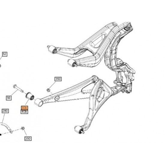 Casquilho Interior Triangulo Frontal Inferior 7706205895 Can Am Maverick R