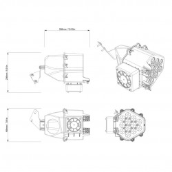 Cablagem para Separador de Partículas 715008890 Can Am Maverick R