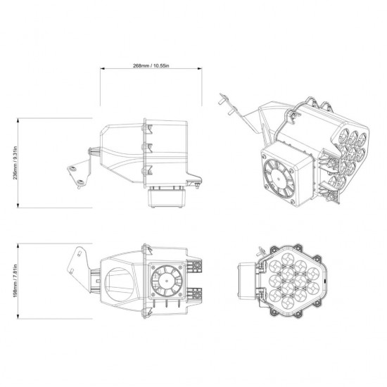 Cablagem para Separador de Partículas 715008890 Can Am Maverick R
