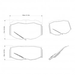 Pára Brisas em Vidro com Escova Can-Am Can-Am Maverick X3