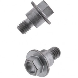 Parafuso Sextavado c / Flange e Casquilho 6X1.0X12mm (10 / un) BOLT MOTORCYCLE HARDWARE