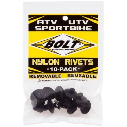 Rebites para Plásticos M8 3-STAGE (10 / un) BOLT MOTORCYCLE HARDWARE