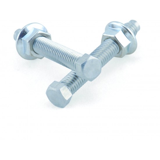 Parafusos de Bloqueador / Esticador de Roda Traseiro M8 2un BOLT MOTORCYCLE HARDWARE