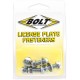 Parafusos e Porcas para Matricula (4 / un) BOLT MOTORCYCLE HARDWARE