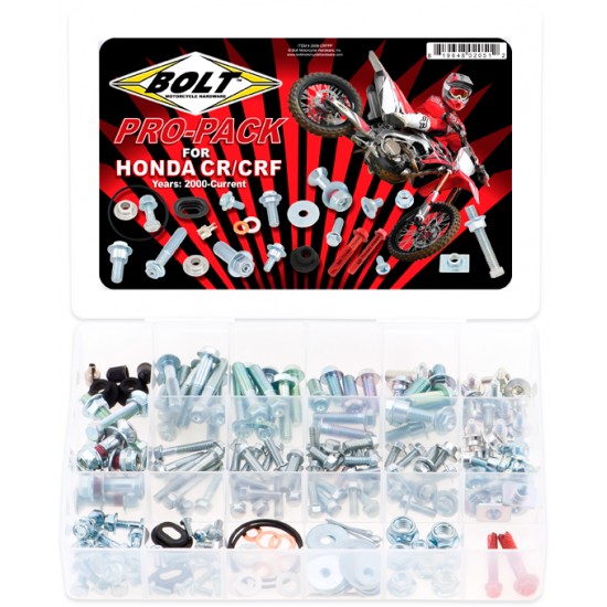 Kit de Parafusos PRO PACK | HONDA CR / CRF BOLT MOTORCYCLE HARDWARE Honda
