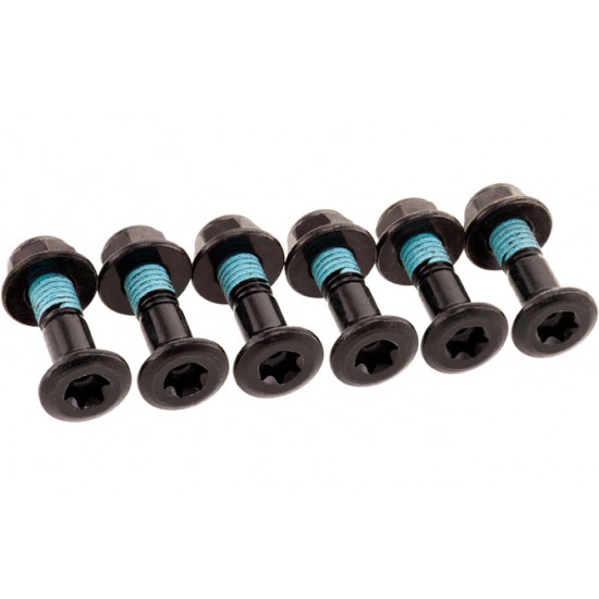 Kit de Parafusos de Cremalheira Pretos | EURO STYLE (6 / un) BOLT MOTORCYCLE HARDWARE Husqvarna