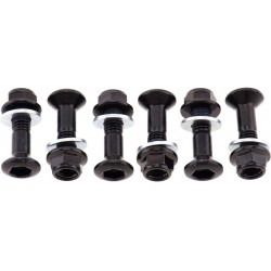 Kit de Parafusos de Cremalheira Pretos | JAPONESAS (6 / un) BOLT MOTORCYCLE HARDWARE