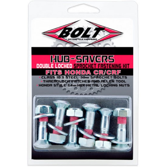 Kit de Parafusos de Cremalheira Cinza | HONDA CR / CRF (6 / un) BOLT MOTORCYCLE HARDWARE