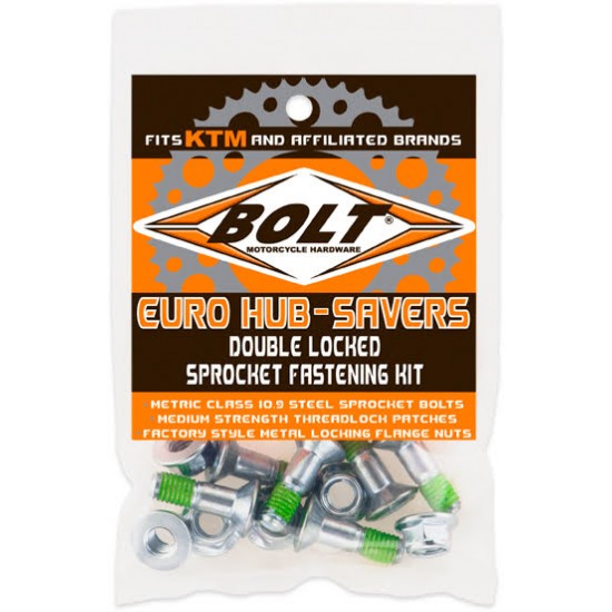 Kit de Parafusos de Cremalheira Cinza | EURO STYLE (6 / un) BOLT MOTORCYCLE HARDWARE KTM