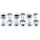 Kit de Parafusos de Cremalheira Cinza | JAPONESAS (6 / un) BOLT MOTORCYCLE HARDWARE