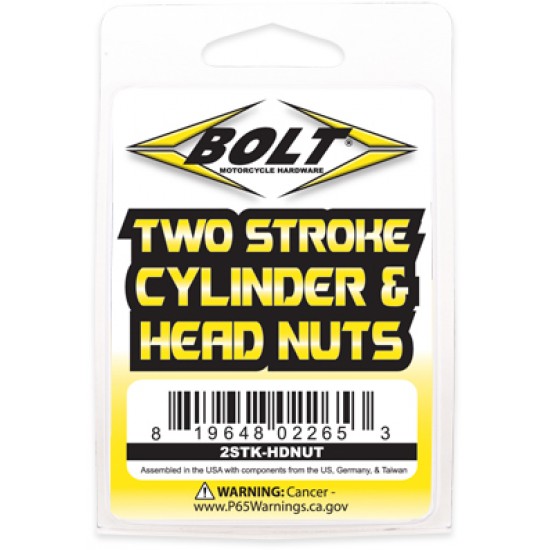 Porcas e Anilhas para Cilindro / Cabeça de Motor 2 Tempos BOLT MOTORCYCLE HARDWARE