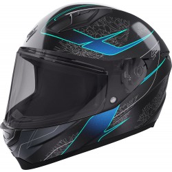 Capacete STRIKE BLOSSOM Azul / Turquesa Mate STORMER