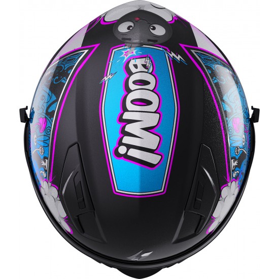 Capacete Criança STRIKE BOOM Azul / Rosa Pérola STORMER