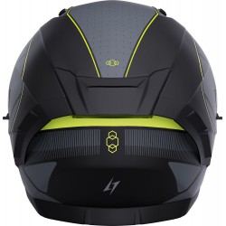 Capacete BLASTER TRON Amarelo Neon Metal Mate STORMER