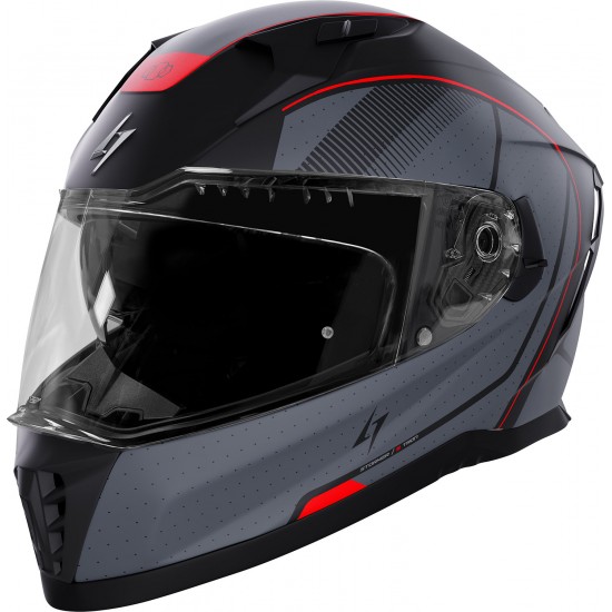Capacete BLASTER TRON Vermelho Metal Mate STORMER