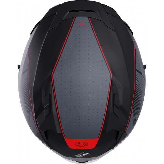 Capacete BLASTER TRON Vermelho Metal Mate STORMER