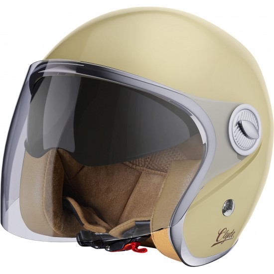 Capacete CLYDE Branco Sujo Brilho STORMER