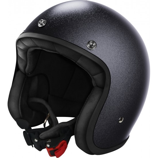 Capacete QUARTZ GLITTER Preto Mate STORMER