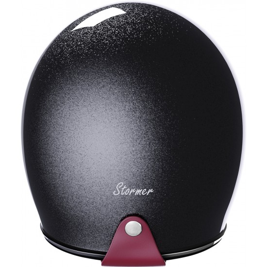 Capacete QUARTZ GLITTER Preto Pérola STORMER