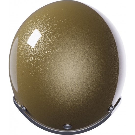 Capacete QUARTZ GLITTER Dourado Brilho STORMER