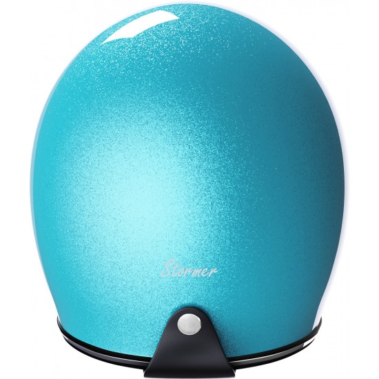 Capacete QUARTZ GLITTER Turquesa Brilho STORMER
