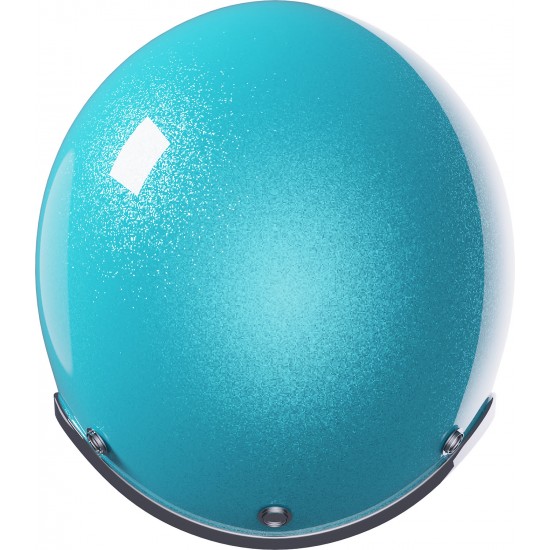 Capacete QUARTZ GLITTER Turquesa Brilho STORMER