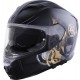 Capacete ZS 1001 ARTS Preto / Dourado Metal Mate STORMER