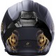 Capacete ZS 1001 ARTS Preto / Dourado Metal Mate STORMER