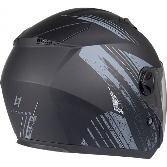 Capacete Jet RECON Cinza Mate Stormer